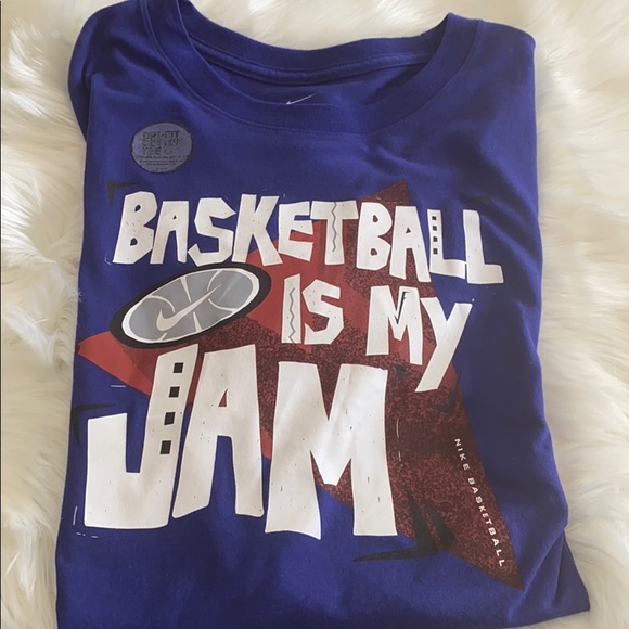 Nike Mens T-Shirt Blue Size XL Basketball - Picture 2 of 4